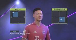 Jamal Musiala Player face creation FIFA 22 Bayern Munich