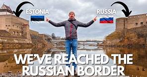Estonia's RUSSIAN SPEAKING town - NARVA (Is it DANGEROUS to be THIS CLOSE to RUSSIA?)