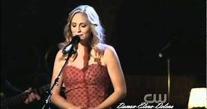 Candice Accola - The Vampire Diaries - Caroline Singing for Matt