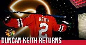 Duncan Keith returns to the United Center for the first time since trade | NBC Sports Chicago