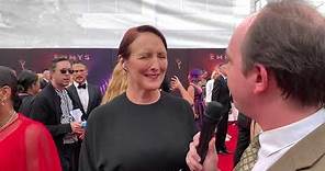 Fiona Shaw ("Fleabag") interview on 2019 Creative Arts Emmys red carpet