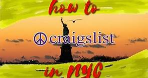 How to Craigslist in New York City