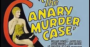 The Canary Murder Case (1929)