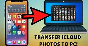 How to Transfer iCloud Photos from iPhone to PC - Windows 10/11