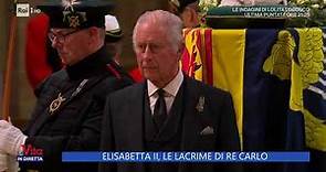 Elisabetta II, le lacrime di re Carlo - La Vita in diretta 19/09/2022