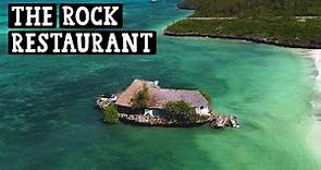 Trying seafood at a restaurant built on a rock (The Rock Restaurant - Zanzibar)