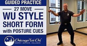27 Move Wu Style Short Form with Posture Cues