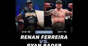 Renan Ferreira vs Ryan Bader (PFL Champions vs. Bellator Champions)Highlights/Breakdown/Prediction