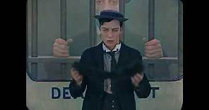 Buster Keaton in The Goat 1921 Colorized silent movie COLOR/ COLOUR