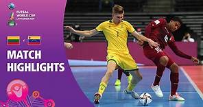 Lithuania v Venezuela | FIFA Futsal World Cup 2021 | Match Highlights