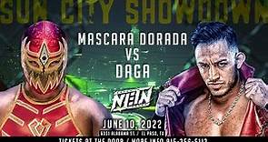 New Era Wrestling: Daga vs. Mascara Dorada (Gran Metalik)