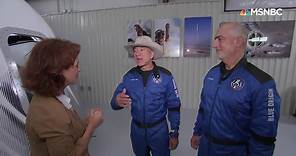 Jeff and Mark Bezos speak to MSNBC after successful Blue Origin flight: ‘It was a perfect mission’