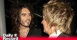 Russell Brand and Rod Stewart's very heated row over daughter Kimberley