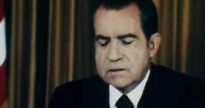 Nixon's Address On Watergate, 1973