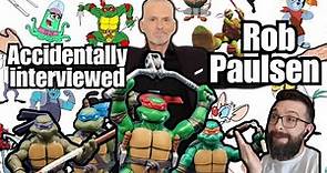 Interviewed Rob Paulsen as I unboxed Ninja Turtle Toys - Is this real life?