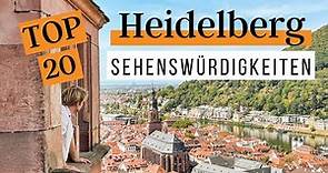 Heidelberg TOP 20 Sehenswürdigkeiten | Reiseführer | Aktivitäten | Reisetipps Highlights