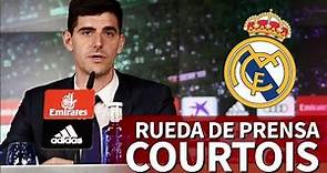 La primera rueda de prensa de Courtois con el Madrid | Diario AS