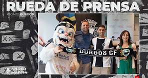 Presentación de Ander Martín como nuevo jugador del Burgos Club de Fútbol
