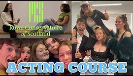 day in my life: ACTING STUDENT at RCS (royal conservatoire of scotland)