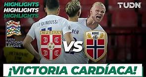 HIGHLIGHTS | Serbia vs Noruega | UEFA Nations League 2022 - J1 | TUDN