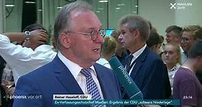 Interview mit Reiner Haseloff zu den Sachsenwahlen (01.09.19)