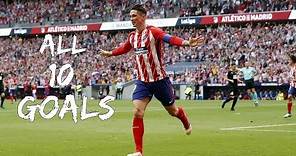 Fernando Torres - All 10 Goals for Atletico Madrid - 2017/2018 HD