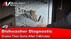 Whirlpool Dishwasher Repair - Drains but Quits After 5 Min - Motor assembly