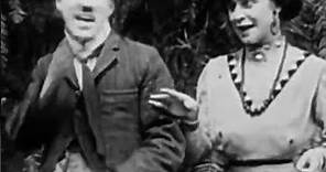 Charlie Chaplin and Minta Durfee in The Star Boboarder #charliechaplin #mintadurfee #keystone