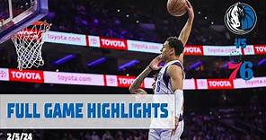 Josh Green (20 points) Highlights vs. Philadelphia 76ers | 2/5/24