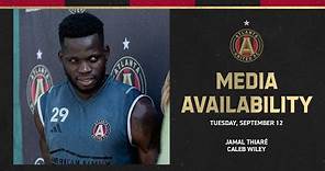 Jamal Thiaré speaks to the media for the first time following his arrival to Atlanta