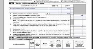 How to fill IRS 6781 Form