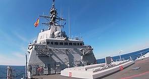 La fragata ‘Almirante Juan de Borbón’ culmina su participación en el ejercicio ‘Formidable Shield 19’