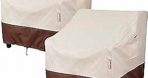 Patio Chair Covers Outdoor Furniture Covers Waterproof Fits up to 32" W x 37" D x 36" H 2Pack