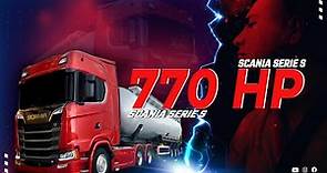 Scania serie S 770 HP con motor v8 El camión más poderoso del mundo