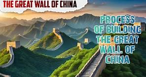 History of the great wall of china..