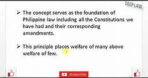 Legal language - maxim - Salus populiest suprema lex - Regard for the public welfare is supreme law