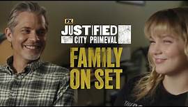 Justified: City Primeval | Shaping the Story: On Set with the Olyphant Family