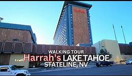 Exploring Harrah's Lake Tahoe in Stateline, Nevada USA Walking Tour #harrahs #stateline