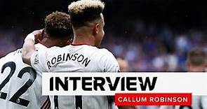 Callum Robinson | Chelsea v Sheffield United | Interview