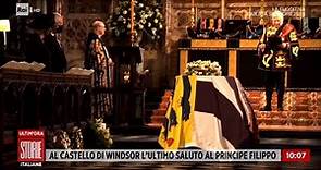 L'ultimo saluto al principe Filippo al castello di Windsor - Storie italiane 19/04/2021
