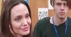 Angelina Jolie Visits Ukrainian Refugees
