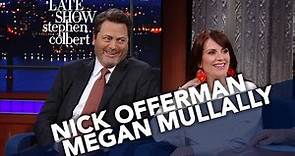 Nick Offerman And Megan Mullally Decide Their Celebrity Couple Name