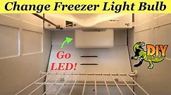 How to replace whirlpool freezer light bulbs