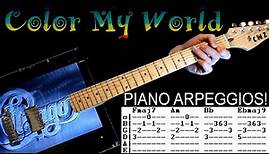 Chicago Colour My World Guitar Chords Lesson & Tab Tutorial aka Color My World