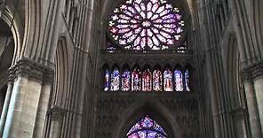 Inside Reims Cathedral (Cathédrale Notre-Dame de Reims), Reims, Champagne-Ardenne, NE France