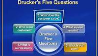 Peter Drucker's Five Questions
