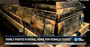 Fight over Lee Harvey Oswald's crumbling casket