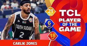 Carlik Jones (21 PTS) | TCL Player Of The Game | CHN vs SSD | FIBA Basketball World Cup 2023