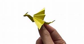 How to Fold an Easy Origami Dragon - Cool Paper Craft