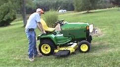 2001 John Deere 425 Lawn And Garden Tractor Mower For Sale